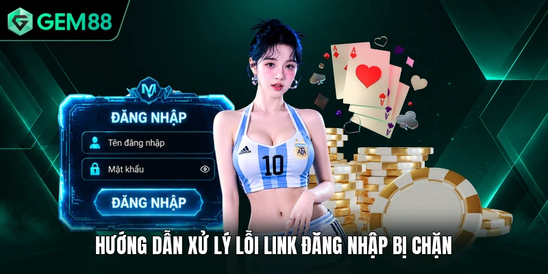 Đăng Nhập GEM88 3 Hướng dẫn xử lý lỗi link đăng nhập bị chặn